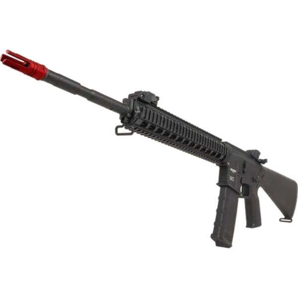 Rifle Elétrico 6mm Ar15 Neptune Dmr Plus + Bateria + Esferas Bbs 6mm 0,20G (1000 Un)