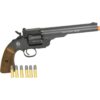 Revólver de Pressão Cowboy CO2 7" 4,5mm + 5 Cápsulas de Co2 + Esfera de Aço 4,5mm