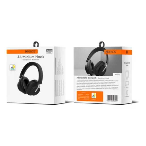 Headphone Bluetooth Hrebos Aluminium Hook - HP-202/HP-204