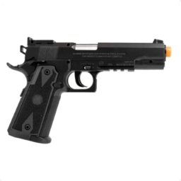 Pistola De Co2 6mm 1911 Tactical + 5 Cápsulas De Co2 + Esfera De Aço 6mm