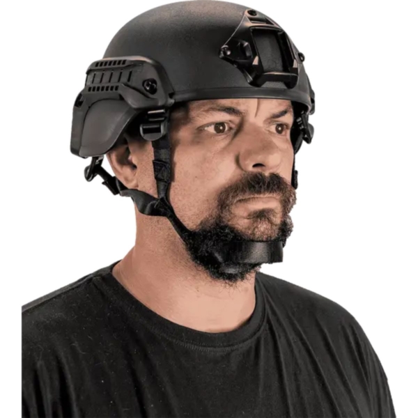 Capacete Tático Rossi - Preto