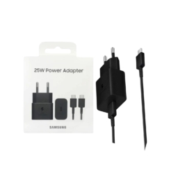 Kit Carregador 25W Samsung Fast Charge Type-C/Type-C - EP-T2510XB