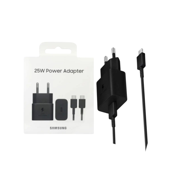 Kit Carregador 25W Samsung Fast Charge Type-C/Type-C - EP-T2510XB