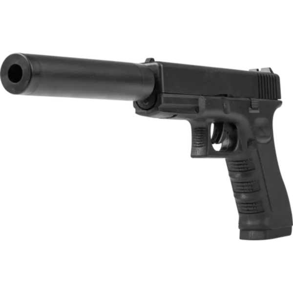 Pistola De Co2 6mm G17 Magnum + 5 Cápsulas De Co2 + Esfera De Aço 6mm