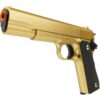 3c983d5a9c1e9af55ac0e2c6415426f6.jpg Pistola De Pressão Mola Polímero Vg 1911 V14 Gold Metal + Esferas Bbs 6mm (150 Un)
