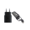 Kit Carregador 25W Samsung Fast Charge Type-C/Type-C - EP-T2510XB