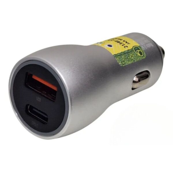 Carregador Veicular Lelong Usb-C + Usb - LE-535