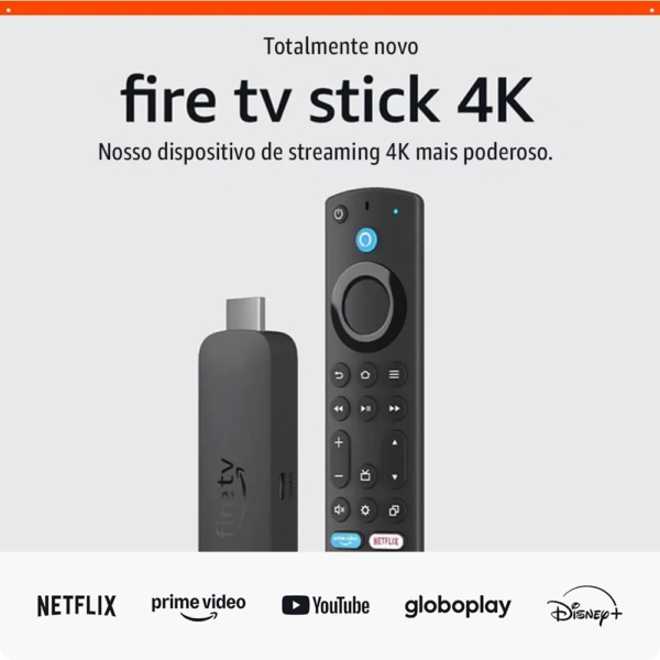 Fire Tv Stick 4K, Preto Amazon - B0872Y93Ty