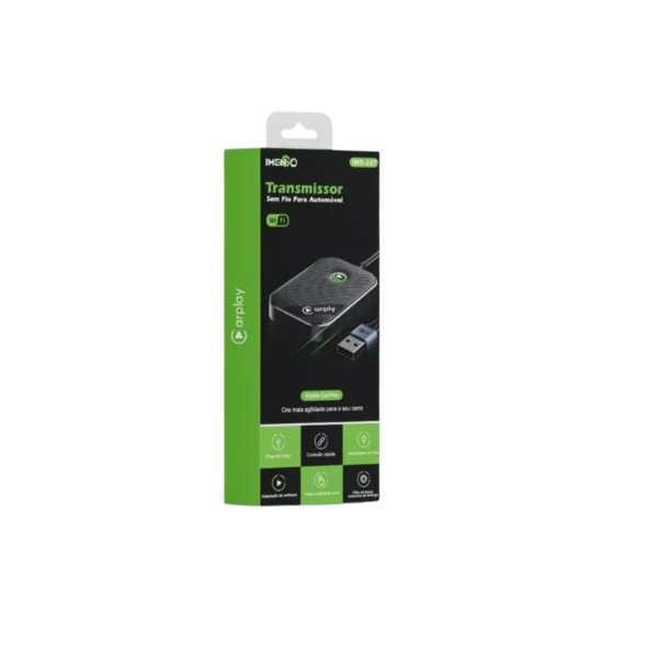 Adaptador Conversor S/ Fio Wifi CarPlay Imenso P/ Iphone - IMS-247