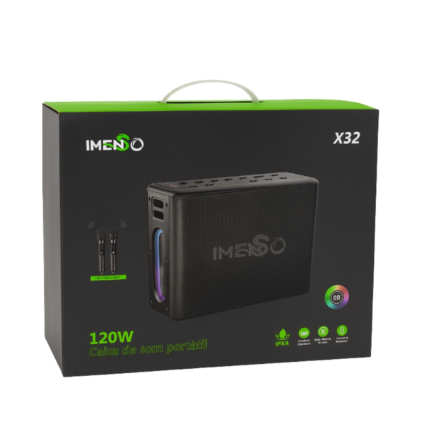 Caixa de Som Bluetooth 120W Rms Imenso - IMS-X32