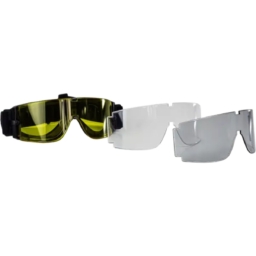 Óculos De Proteção P/ Airsoft C/ 3 Lentes