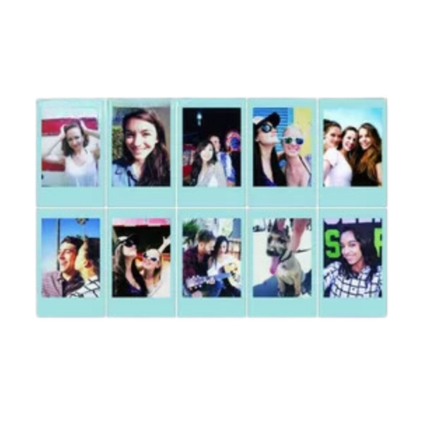 Film Câmera Fotográfica Instax Mini Fujfilm - 10 Fotos Sky Blue