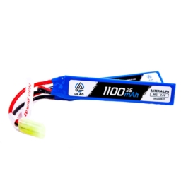 Bateria p/ Airsoft Lipo ULTRA - 7.4V/2S(2 pack) - 1100mAh - 20C/40C