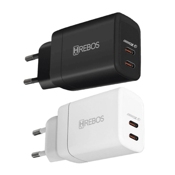 8c16fa0ed40bfe3d5aebfd54d7c076bd-17.jpg Fonte Doméstica Hrebos 2Usb-C Turbo 30W - HS-513