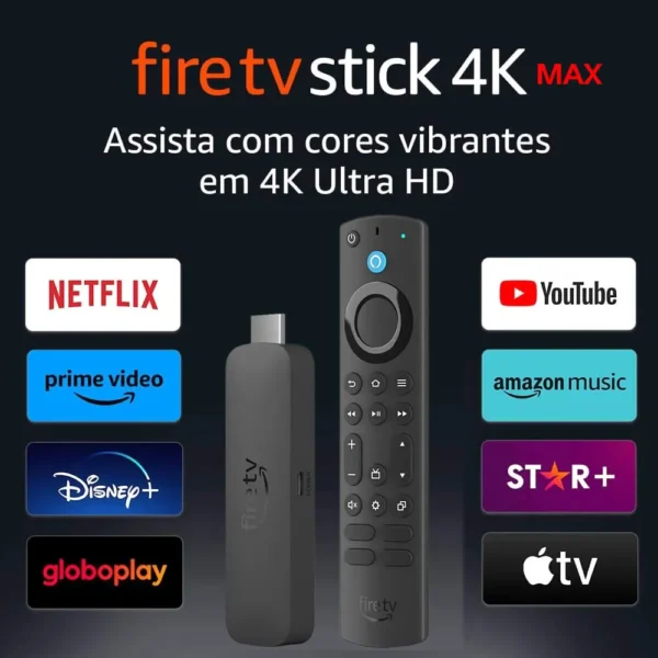 Fire Tv Stick 4K, Preto Amazon - B0872Y93Ty