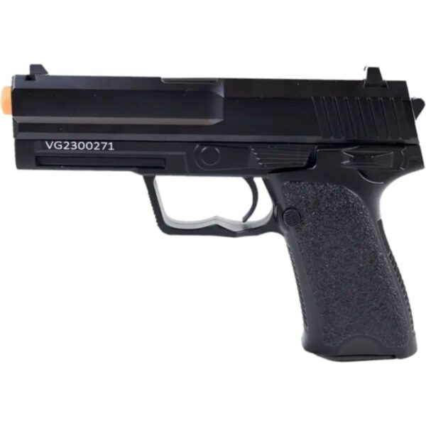 Pistola De Pressão Mola Polímero VG USP V23 + Esferas Bbs 6mm (150 Un)