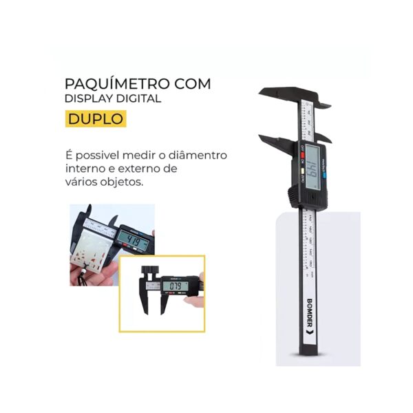 Paquímetro Digital Bomder - BOM-6502 - Imagem 3