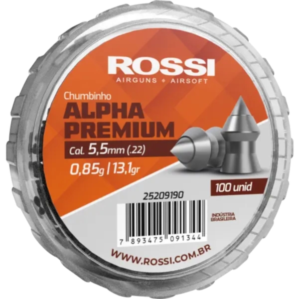9b391893aca0d138435f13c84d651aa7-17.jpg Chumbinho Rossi 5,5mm Alpha Premium - 100 Un