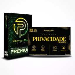 Pack C/ 25 Un Películas P/ Recorte 8" 3A Protect Pro - Privacidade Fosca