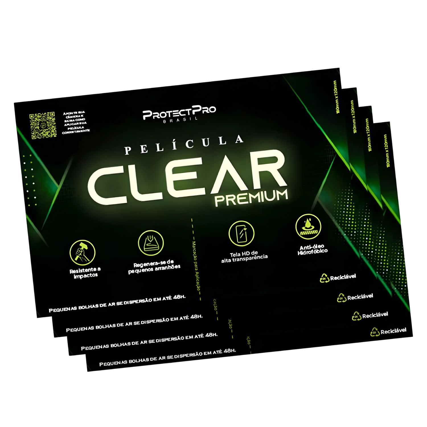 Pack C/ 50 Un Películas P/ Recorte 8" 4A Premium Protect Pro - Imagem 3