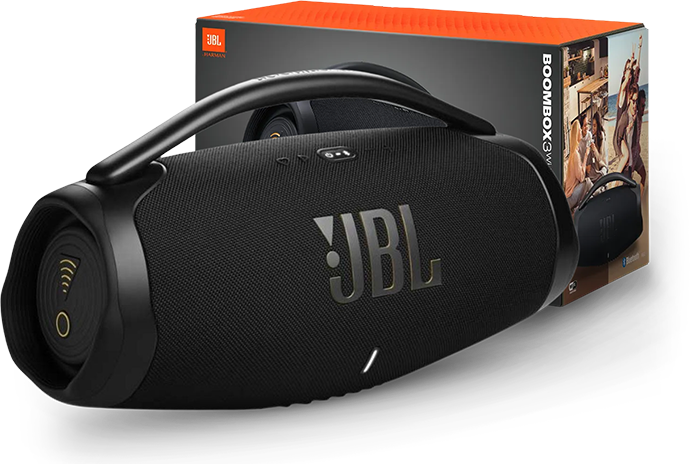 Caixa De Som Bluetooth JBL Boombox 3 Wifi - Preto