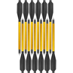 a434fe5fc8cc8a5d7ec6639f8556e72f-17.jpg Kit C/ 12 Flechas Alumínio 6,5'' (16,5 Cm)