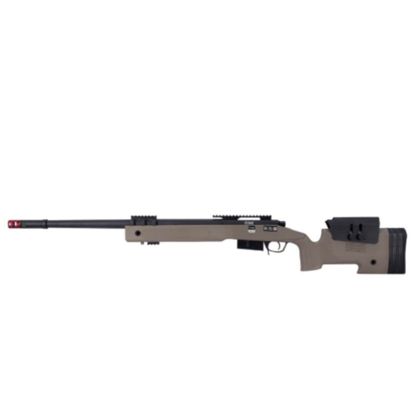 Carabina Sniper M40 A5 SA-S03 Tan Core S-Series + Esferas Bbs 6mm 0,42g (300 Un)