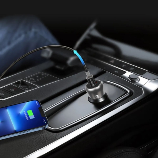 cb194482eaa63714dd2aec23ec0ee433-16.jpg Carregador Veicular Hrebos Usb-C + Usb - CRV-395