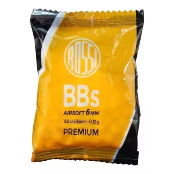 cdf79d99f3fafe691141fb09dd2ccf36-16.jpg Munição De Airsoft Esfera Plástica Bbs Rossi 6mm - 0,12 G Saco (150 Un)