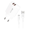 Kit Carregador Celular 2.4A Hrebos 2 USB - Micro Usb -V8 - CRG-214V
