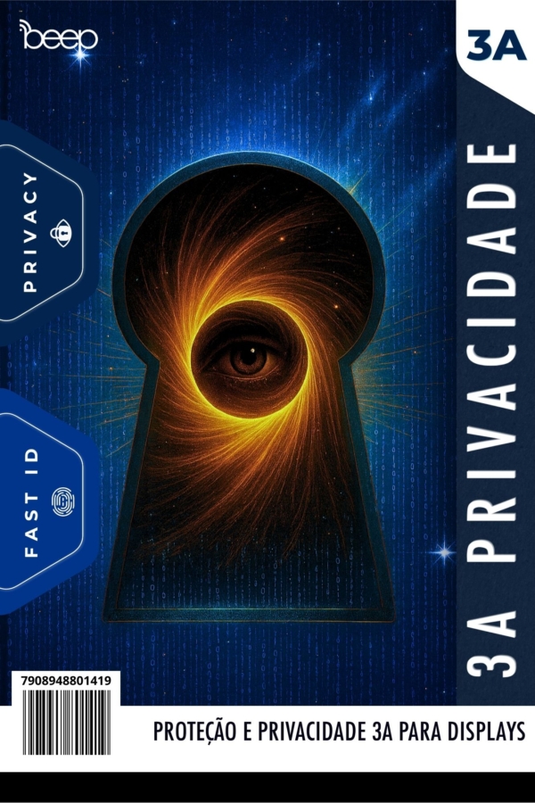 Pack C/ 25 Un Películas P/ Recorte 8" 3A Beep - Privacidade