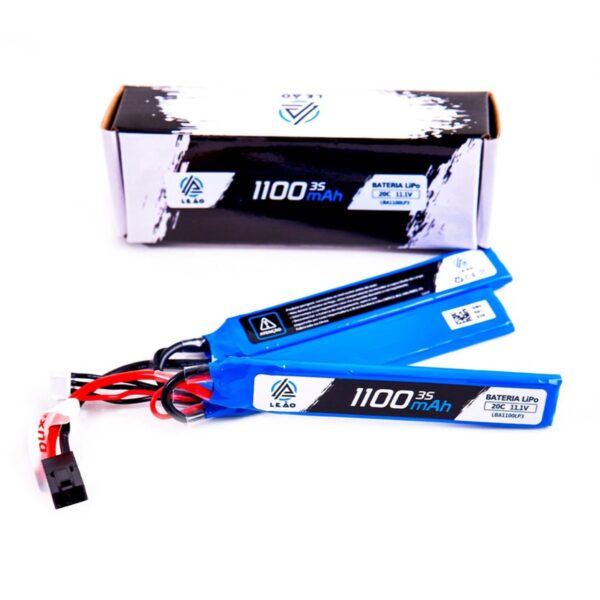 Bateria Lipo ULTRA - 11.1V/3S(3 pack) - 1100mAh - 20C/40C - Imagem 2