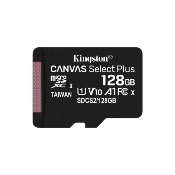 Cartão De Memória Kingston Canvas Select Plus 128GB - Classe 10