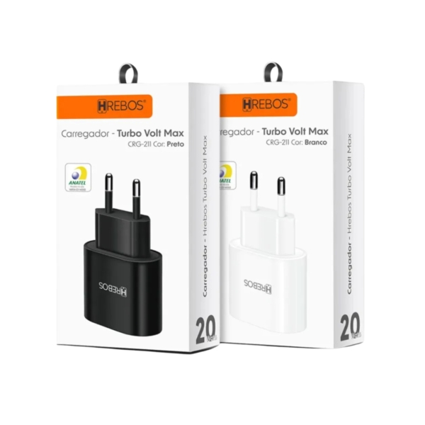 Fonte Doméstica Hrebos Usb-C Turbo 20W - CRG-211