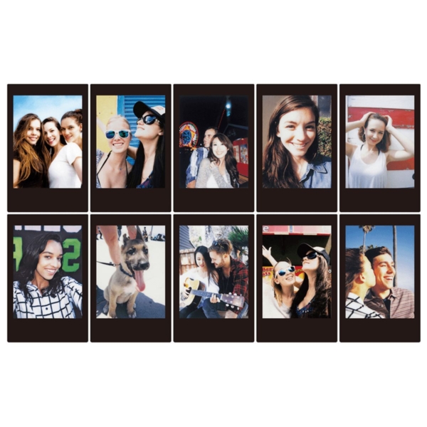 Film Câmera Fotográfica Instax Mini Fujfilm - 10 Fotos Black