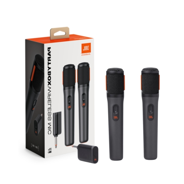 Microfone JBL Sem Fio PartyBox C/ 2 Microfones