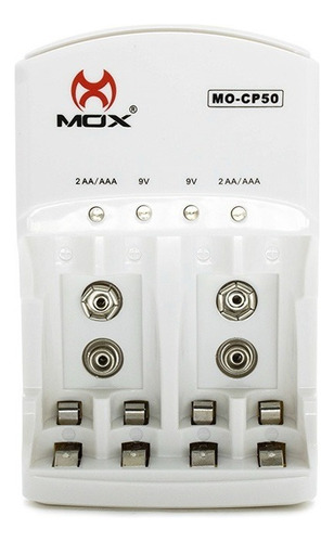 Carregador De Pilhas Mox - Mo-Cp50