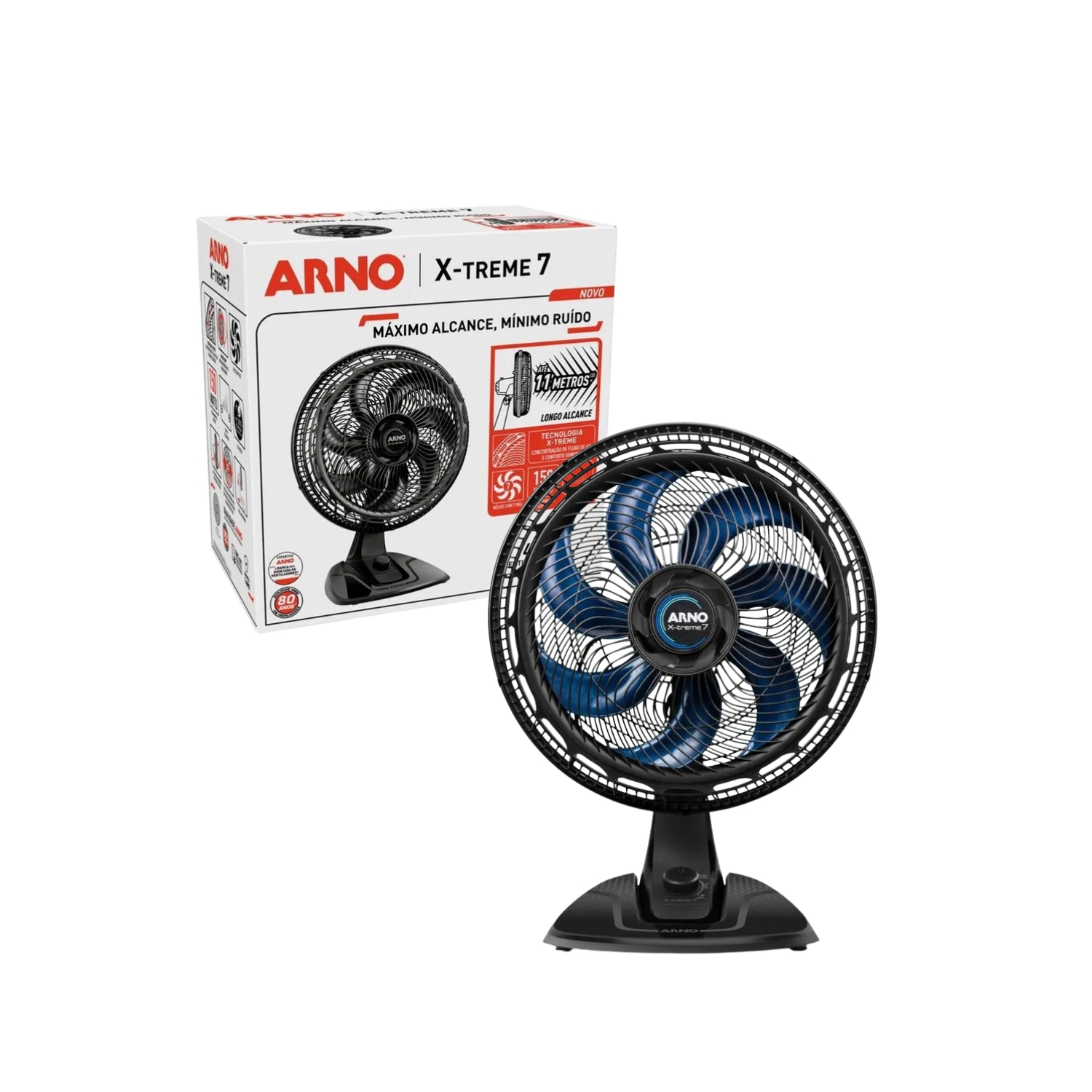 Ventilador Arno X-treme 7 VE70 127V - Uni Atacado